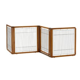 Richell Convertible Elite Pet Gate (Option: 4 Panel)