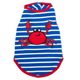 Crab Tee (Cotton: Blue, size: X Small)