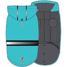 Goo (Option: Eez Reflective Hooded Raincoat (BABY BLUE/GREY, LG))