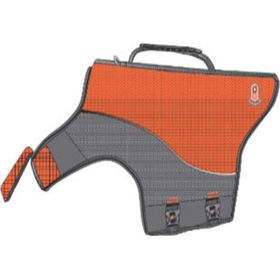 Goo (Option: Eez Dog Life Vest (ORANGE/GREY, XXS))