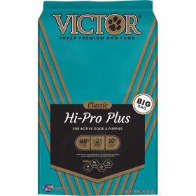 Classic Hi (Option: Pro Plus Dog Food (BF/CKN/PORK/FIS, 50 LB))