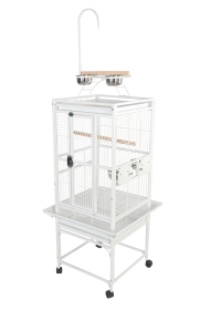 18"x18" Play Top Cage with 5/8" Bar Spacing (Option: 8001818 White)