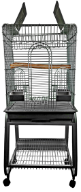 22"x18" Play Top Cage with Removable Stand (Option: 702 Black)