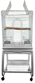 22"x18" Play Top Cage with Removable Stand (Option: 702 White)