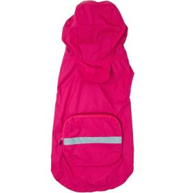 Packable Raincoat (color: Pink, size: X-Small)