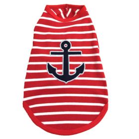 Anchor Tee (Cotton: Red, size: large)